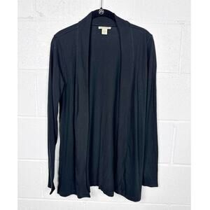 White‎ Warren Lightweight Open Front Cardigan